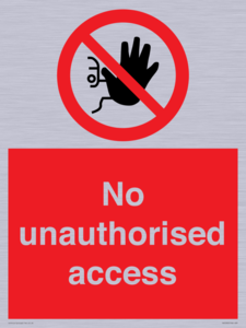 No unauthorised access